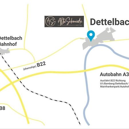 Aparthotel Alte Schmiede Dettelbach Dış mekan fotoğraf