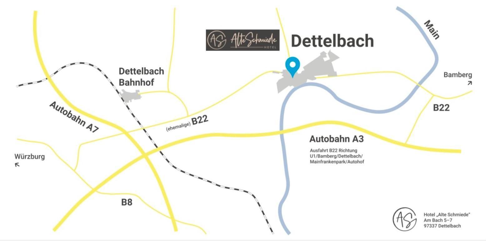 Aparthotel Alte Schmiede Dettelbach Dış mekan fotoğraf